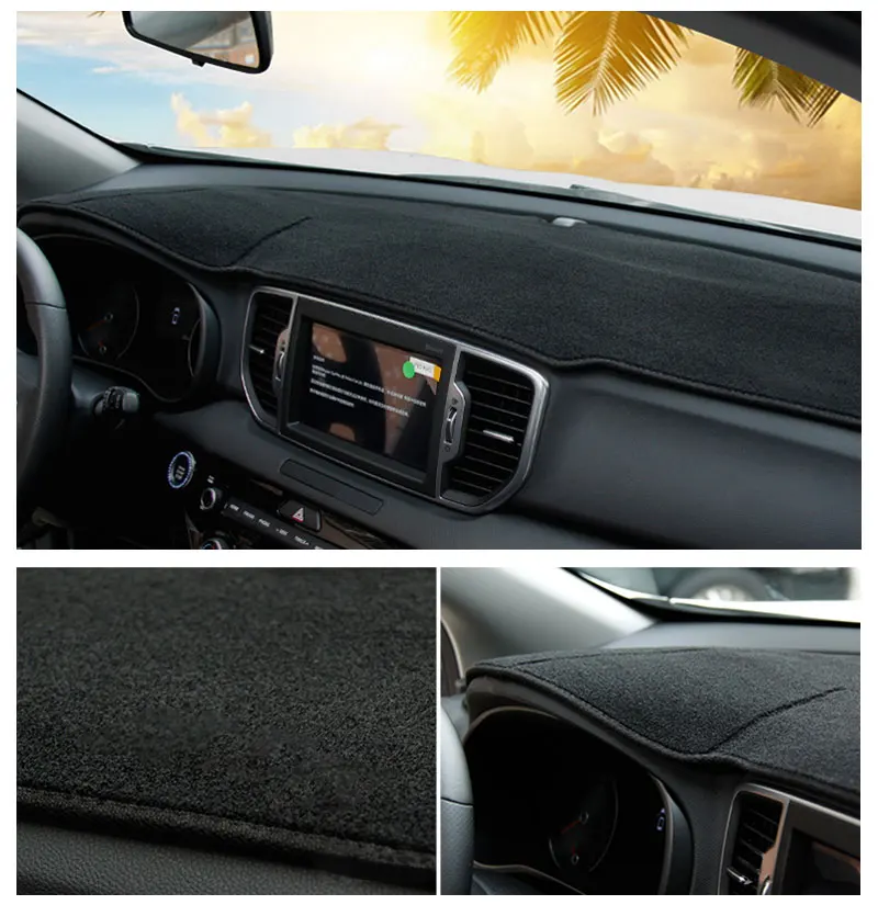For LHD KIA Sportage QL 4th 2017 2016 Car Dashboard Mat Covers Mats Pad Auto Shade Cushion Interior Protector Carpet Accessories (9)
