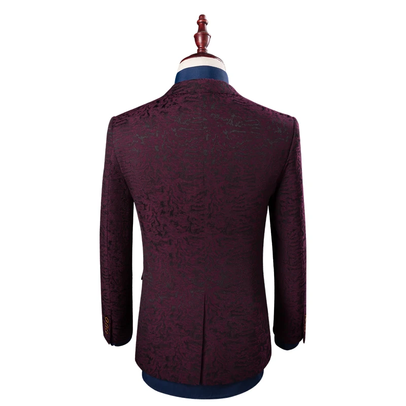           Slim Fit Wine Red   -3XL (Blazer +  + )