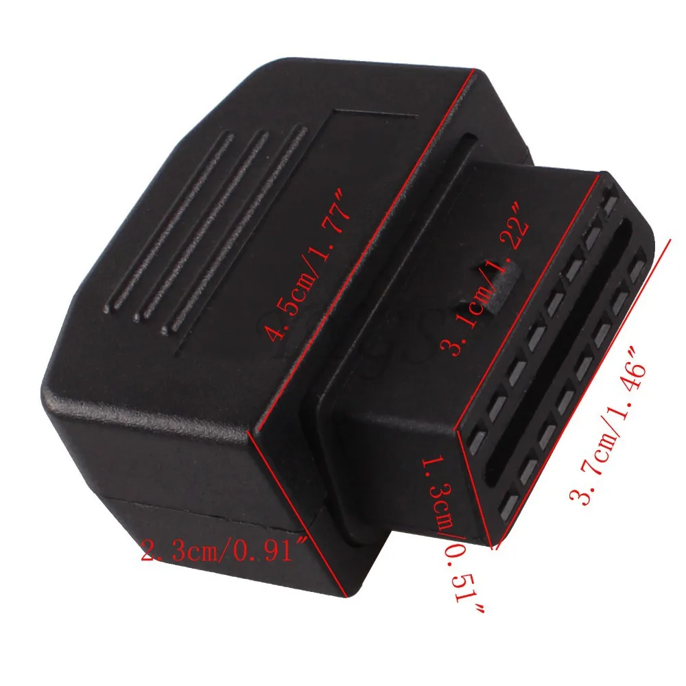 New Arrival Universal 16 Pin OBD 2 II Diagnostic Tool Female Terminal Connector Plug Shell Replacement Free Shipping 