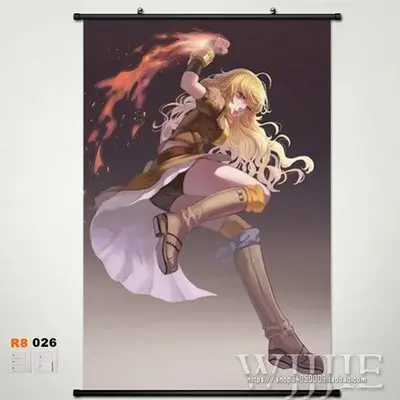 rwby yang xiao long Anime Wall Art Home Decoration Scroll Poster