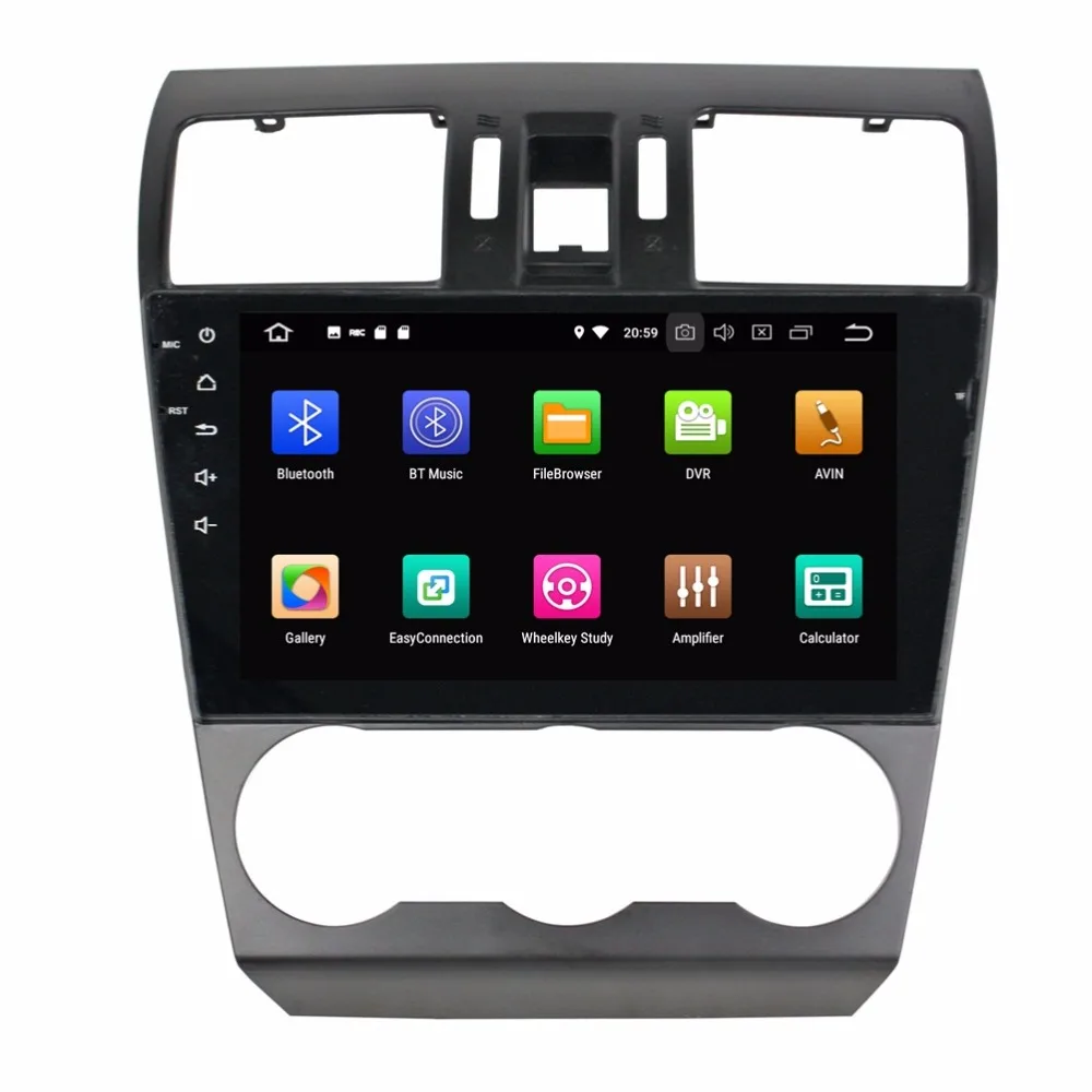 Фото Автомобильный DVD-плеер с восьмиядерным процессором 10 1 дюймов Android 9 0 GPS для Subaru