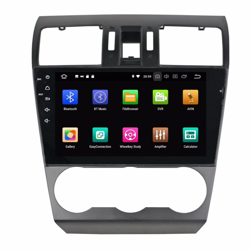 

Octa Core 10.1'' Android 9.0 Car Radio DVD player GPS for for Subaru Forester WRX XV 2014 2015 2016 4GB RAM 64G RO stereoM