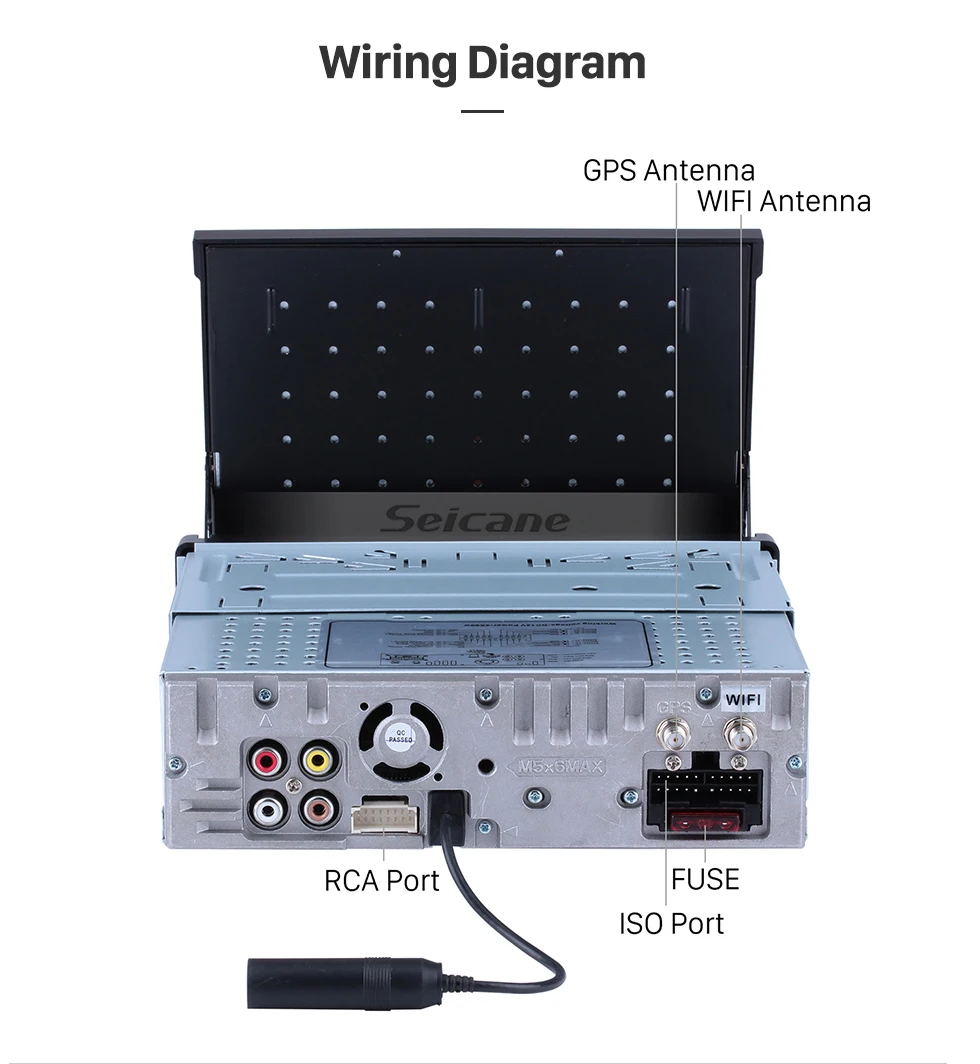 Sale Seicane Universal 1 DIN Android 6.0 Car GPS Multimedia Navi Stereo Player for Nissan QASHQAI/X-TRAIL TOYOTA COROLLA Hyundai Kia 23