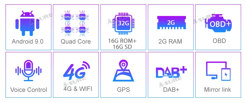 Excellent A-Sure 2 Din 9 Inch Android 9.0 Car Radio GPS For Volkswagen VW Tiguan Polo Golf 5 6 Passat b6 Caddy Transporter T5 Touran Skoda 7 Excellent A-Sure 2 Din 9 Inch Android 9.0 Car Radio GPS For Volkswagen VW Tiguan Polo Golf 5 6 Passat b6 Caddy Transporter T5 Touran Skoda 7