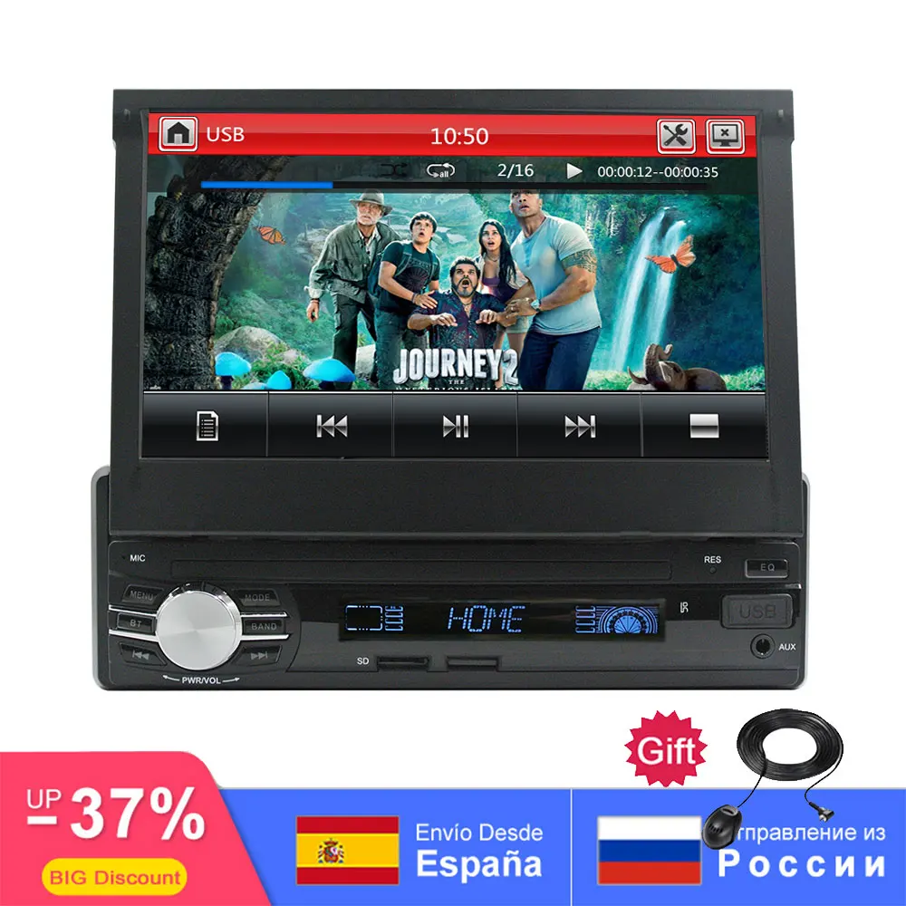 

Car dab radio 1 Din 7" Stereo AM FM Transmitter R.D.S autoradio DAB+ Bluetooth Universal Phone-link USB Support Steering control