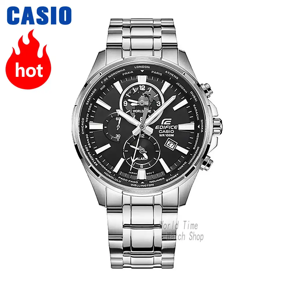 edifice casio wr 100m