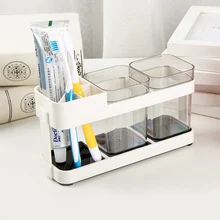 Best Offers Creative Bathroom Supplies Wash Set Toothpaste Tumbler Toothbrush Holder Plastic Bathroom Accessories Free Shipping