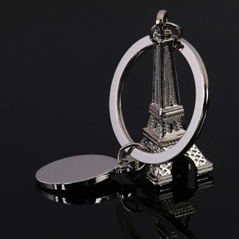 3D креативный стиль ретро мини Эйфелева башня брелок для ключей Lover цепочка для ключей в подарок