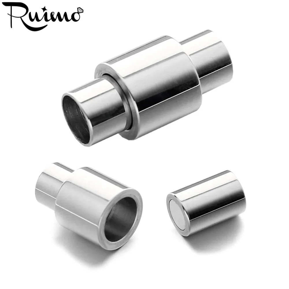 Магнитная застежка RUIMO 316L из нержавеющей стали размером 5/6 мм с большим