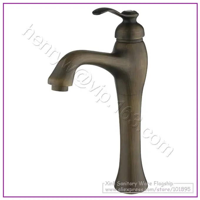 

L16515 - Luxury Deck Mounted Bronze Color Brass Lavabo Faucet