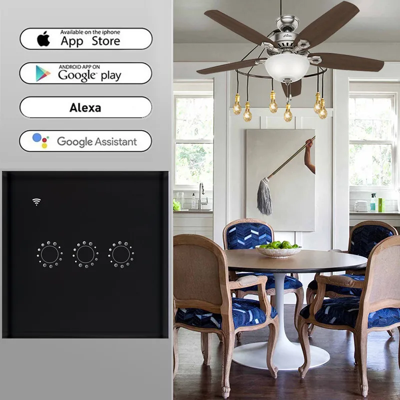 США/ЕС сенсорный переключатель умный переключатель Панель настенный выключатель 1/2/3 Wifi светильник переключатель Стандартный работать с Alexa Google Home XNC