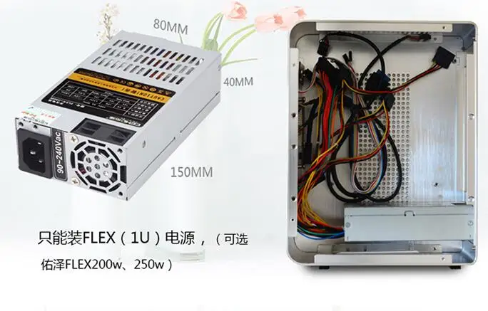 HTPC мини ITX чехол USB3.0 3,5 корпус для жесткого диска поддержка алюминиевое шасси, CEMO 9000