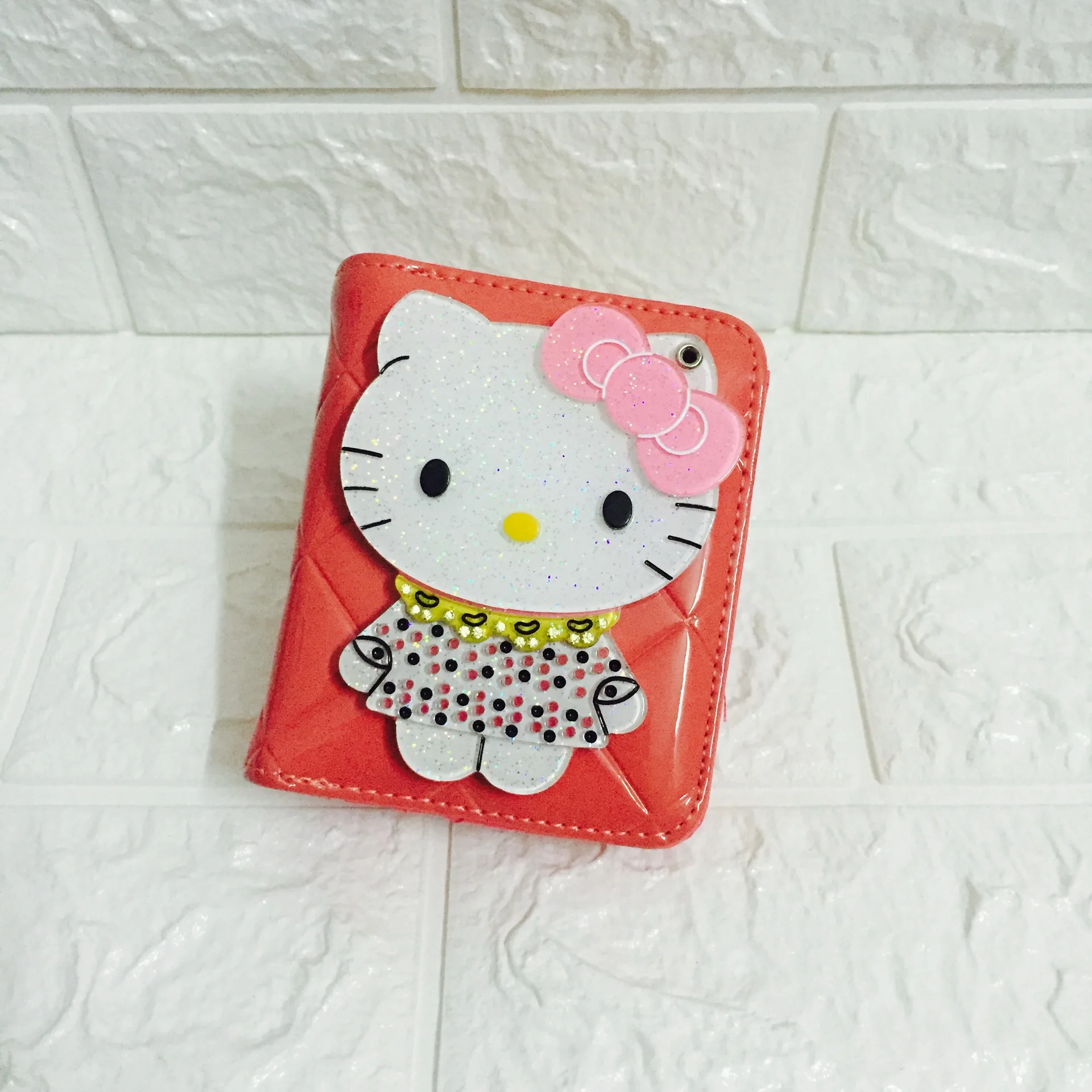 Доллар цена карман hello kitty кошельки короткие маленькие милые женские кожаные бумажники, Женский кошелек Carteira Feminina 45 - Цвет: 6