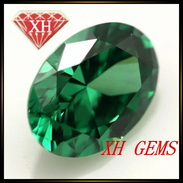 Emerald-Green Oval