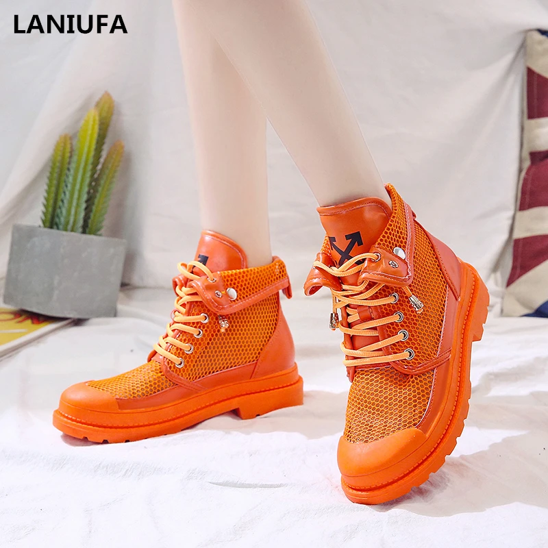 

flats Women shoes women platform Lace-Up Breathable Mesh tenis Casual shoes women flats shoes women walking shoes mujer &320