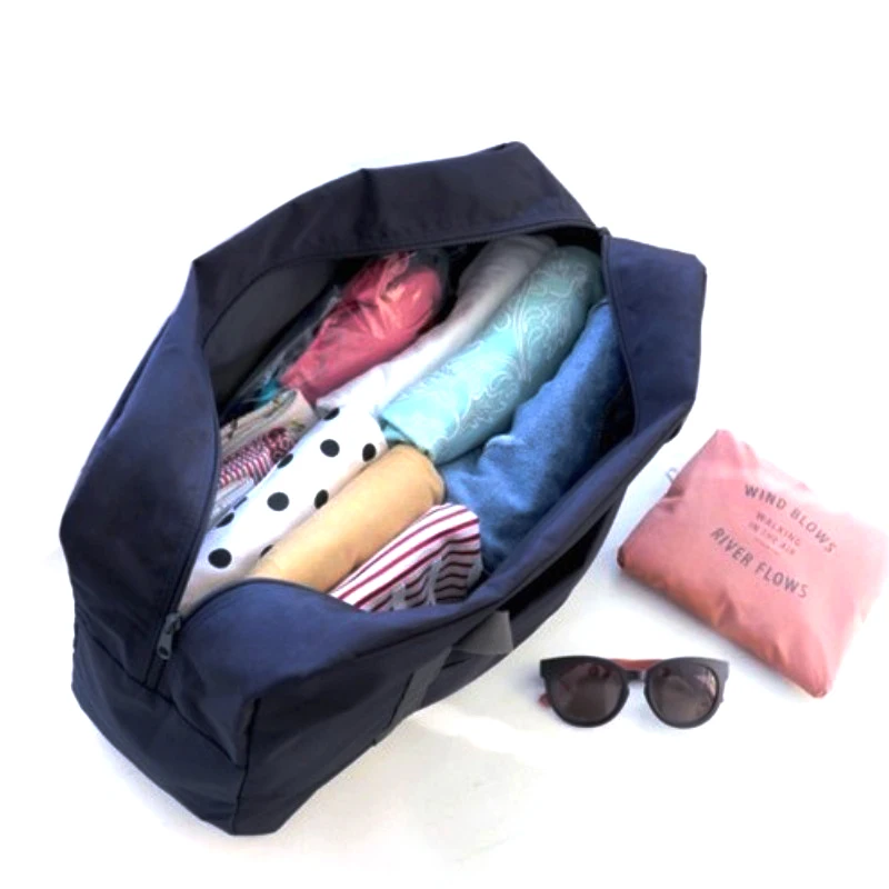 JXSLTC fashion women travel bags luggage organizer on suitcase duffle bag folding packing cubes travel bag hand luggage
