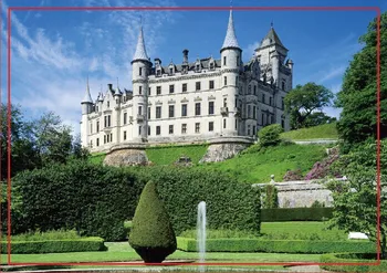 

Decoration Gift Photo Magnets Beautiful Castle Travel Refrigerator Magnets 20555 Rectangle Metal Magnets 78*54*3mm