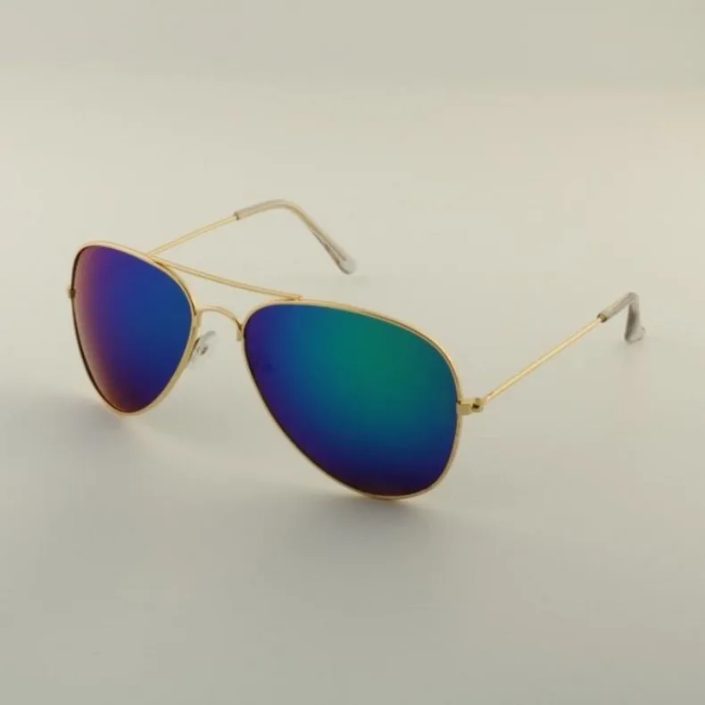 HDSUNFLY, модные авиационные солнцезащитные очки для женщин и мужчин, очки для вождения, черная оправа, мужские и женские зеркальные солнцезащитные очки с покрытием UV400 - Цвет линз: gold green