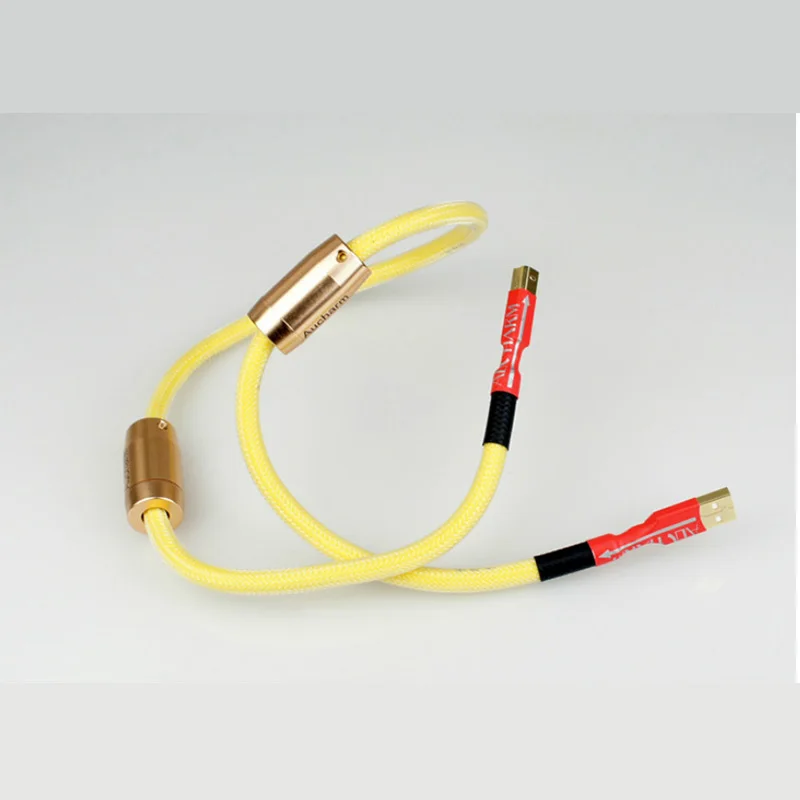 HIFI аудио специальный медный посеребренный USB кабель звуковая карта DAC декодер