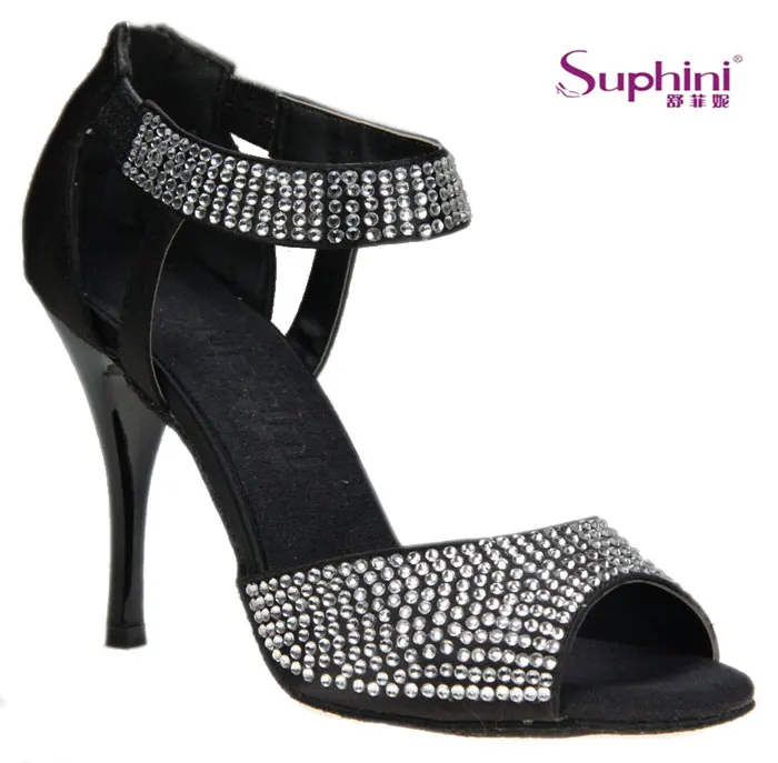 Free Shipping Crystal Dance font b Shoes b font Woman Tango font b Shoes b font