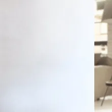 60*400 см белый матовый конфиденциальности оконная пленка, статического прилипания Непрозрачный теплоизоляция Стекло наклейки, виниловые окна Крышка