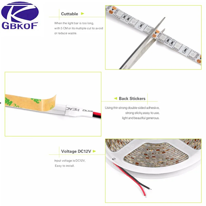  Plant Grow lights Full Spectrum LED Strip Flower phyto lamp 5m Waterproof Red blue 4:1 for Greenhou - 32860662138
