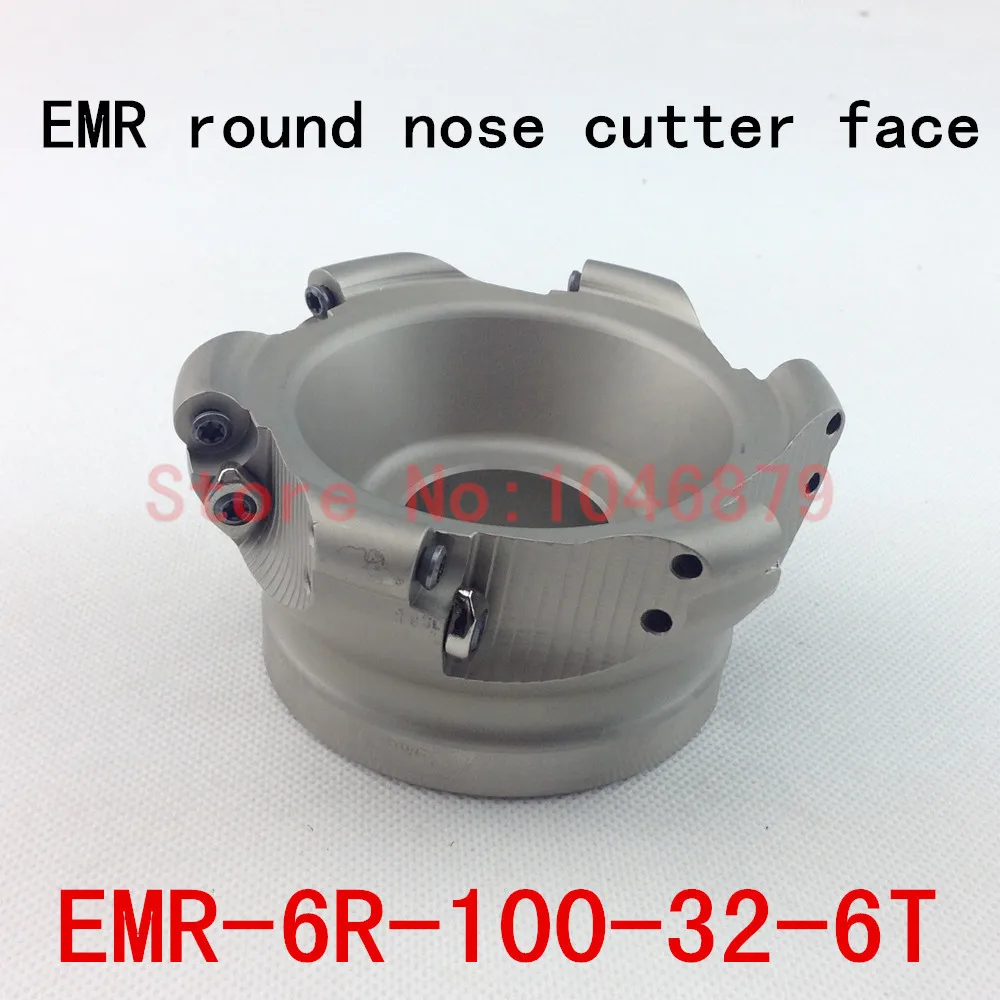 

EMR round nose surface nc milling cutter, cnc milling cutter.EMR-6R-100-32-6T