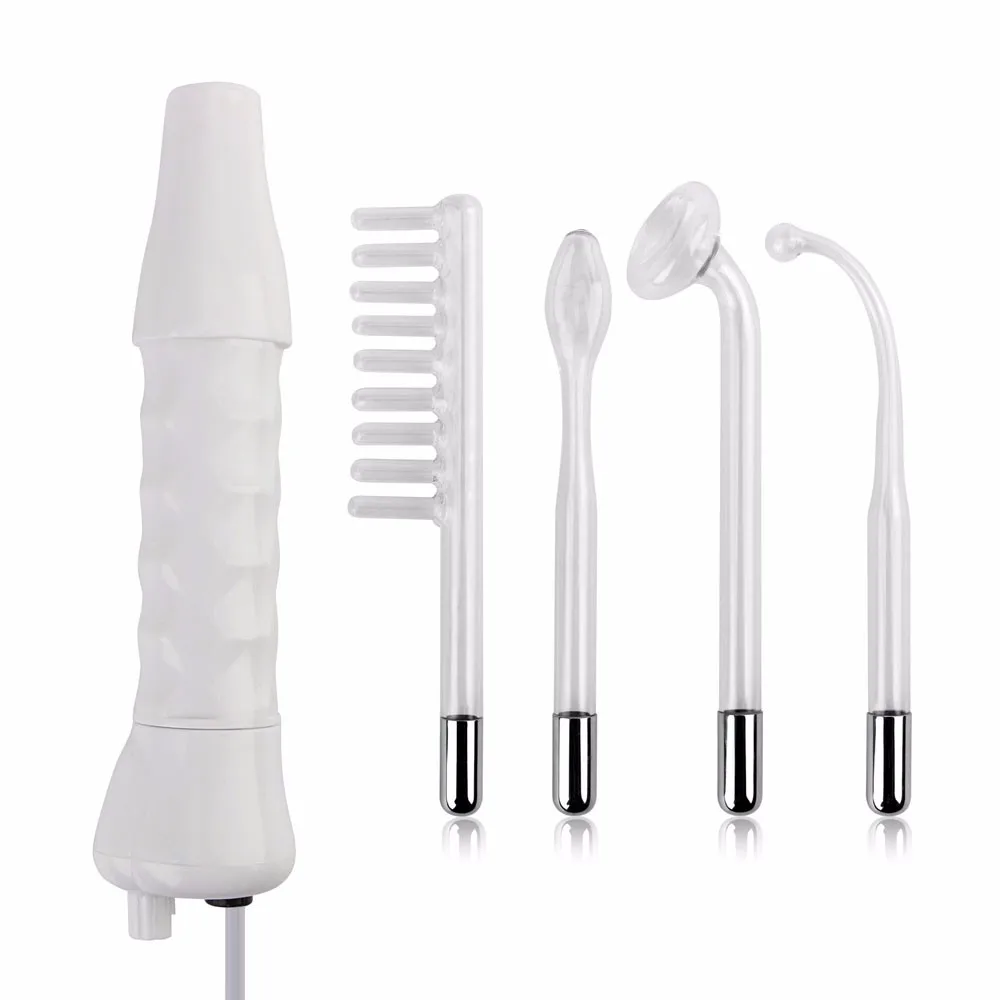 4 In 1 High Frequency Electrode Glass Tube Electrotherapy Skin Care