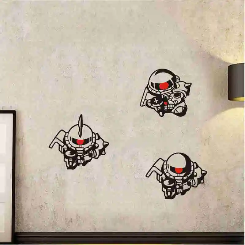 GUNDAM наклейка аниме мультфильм автомобиль ZAKU II Наклейка Виниловая наклейка на стену s Декор украшение дома