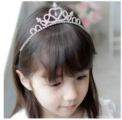 

Baby Hairband Crystal Tiara Hairband Kid Girl Bridal Princess Prom Crown Party Accessiories Princess Prom Crown Headband
