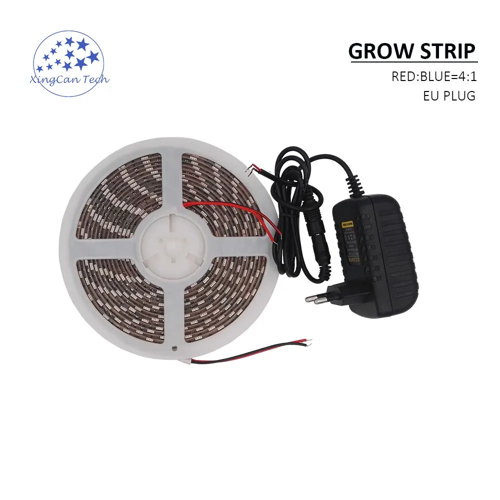 

New DC12V Waterproof Full spectrum LED Grow Light Strip LED Grow Lamp Bulb For Flower Plant Hydroponics System Grow Box