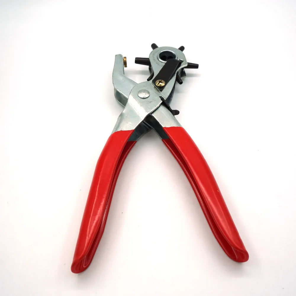 Portable Revolving Puncher Belt 6 Hole 2 4.5mm Puncher Leather Punchers