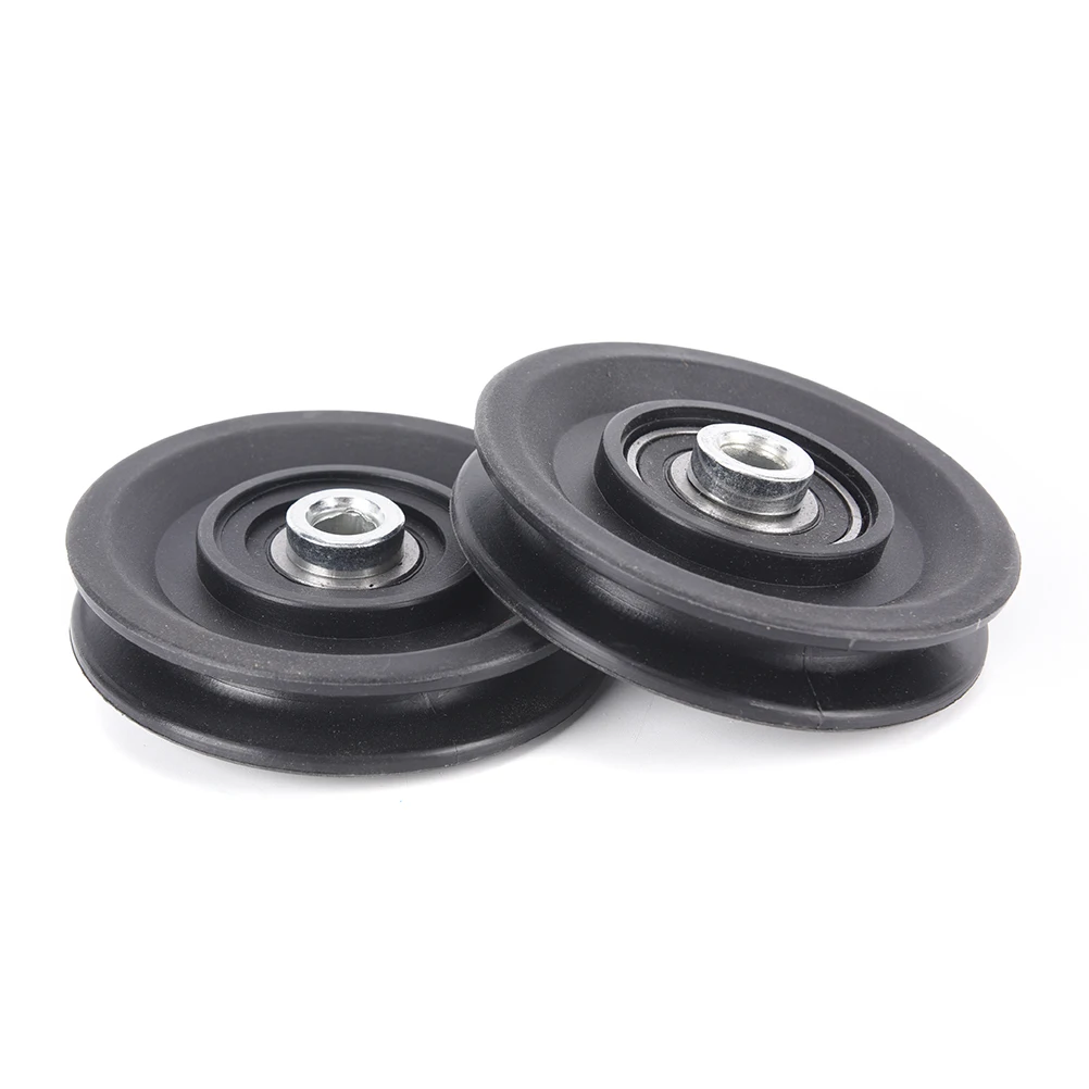Gym Pulley Attachments Fitness Equipment Accessories 90mm Nylon Bearing Pulley Wheel