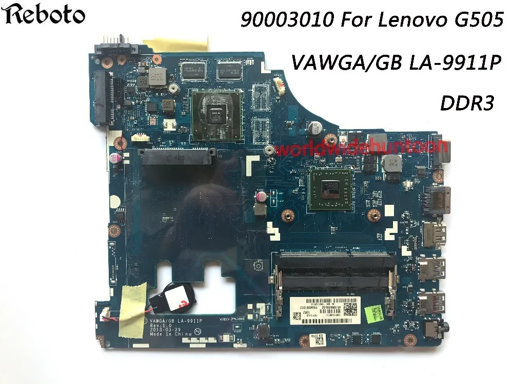 Классическая материнская плата для ноутбука Lenovo G505 FRU:90003010 VAWGA/GB DDR3 100% полностью