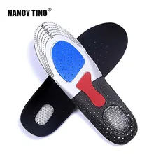 NANCY TINO, унисекс, однотонная спортивная обувь, фирменные, уплотненные, амортизирующие, для баскетбола, футбола, спортивные, силиконовые, гелевые, мягкие стельки