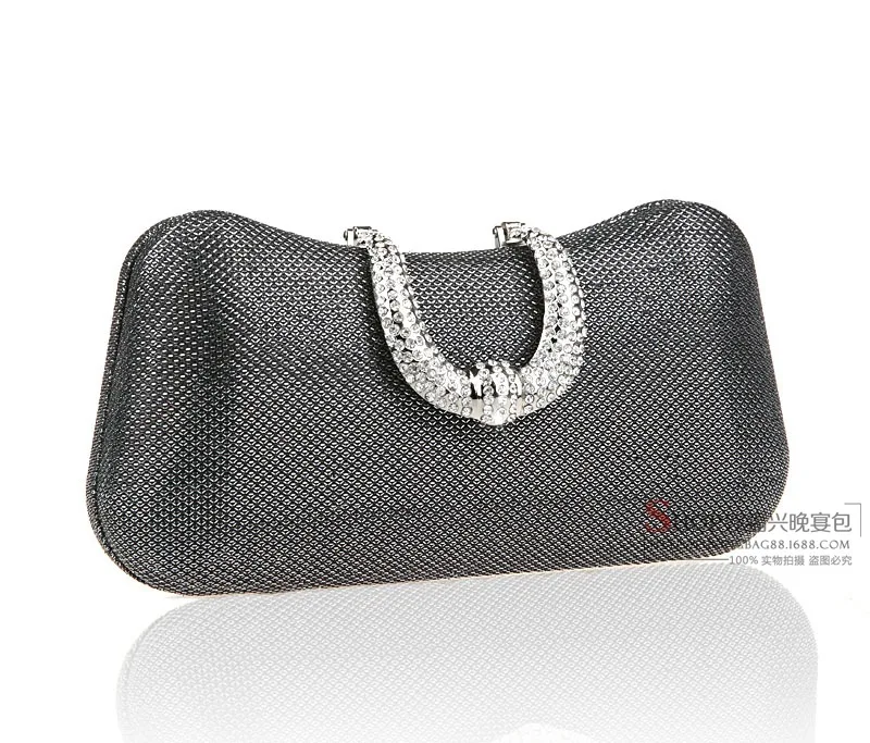 Женская вечерняя сумочка, роскошная, черная/серебряная, для свадебной вечеринки, сумка, стразы, клатчи, кристалл, шикарный золотой клатч, сумка, кошельки, WY167