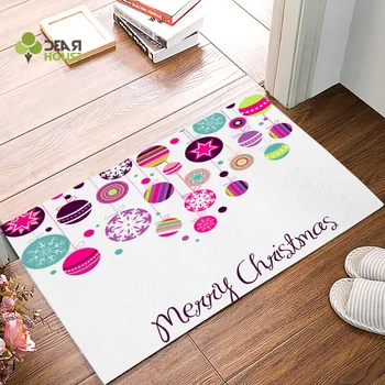 

Dearhouse Cartoon Merry Christams Snow Flower Dirt Debris Mud Trapper Machine Washable Accessory Sets Floor Carpets Area Runners