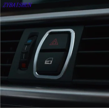 

Car Dashboard Dash Warning Lights Warning Push Button Door Lock Key Trim Ring Cover for BMW 5 Series F10 F18