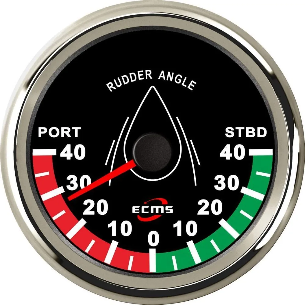 Судовая лодка яхты руль индикатор угла с датчиком 0-190 Ом 85 мм 3,35 дюйма 9-32 В 316L Безель
