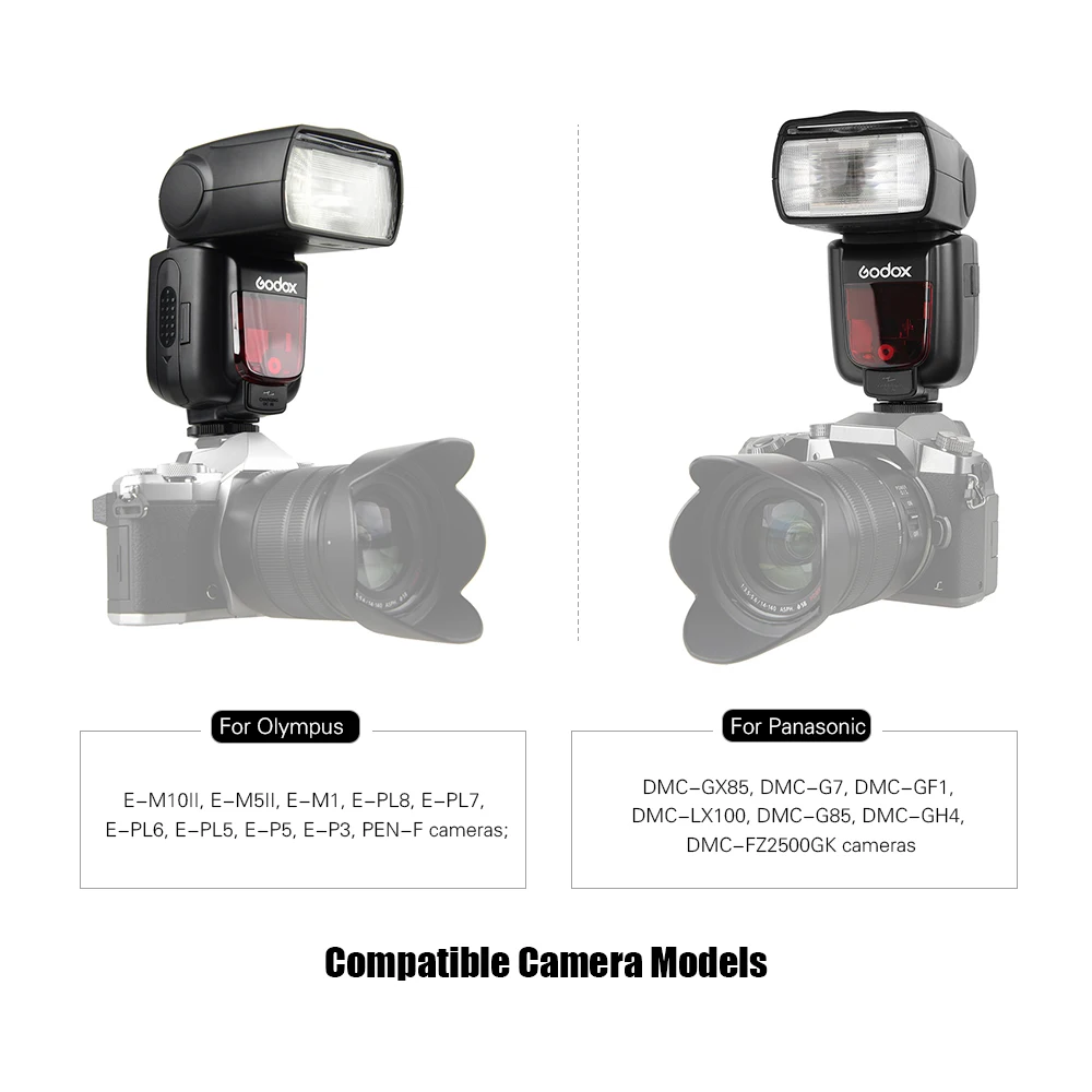 Godox TT685O TT685 2 4 г вспышка HSS TTL GN60 Speedlite + X1T O триггер XPro передатчик Kit для Olympus
