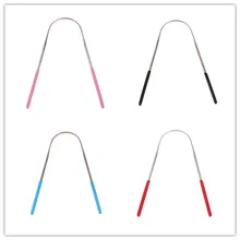 1 шт. щетка для чистки языка Очиститель языка из нержавеющей стали кремнеземный скребок для языка гигиена полости рта уход за полостью рта 4 цвета