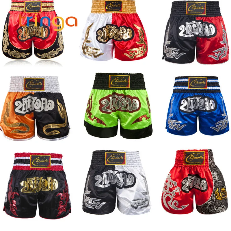Мужские шорты MMa Muay Thai тренировочные для кикбоксинга борцовки боксерские трусы