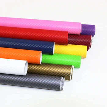 

10cmx127cm Car Styling 3D 3M Carbon Fiber Sheet Wrap Film Vinyl Motorcycle Car Stickers And Decals Squeegee Tool Accessories