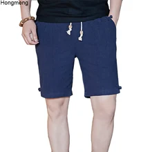 Мужские шорты из хлопчатобуманой ткани "канифас" длиной до колен хорошего качества эластичная кулиска на талии 3 вида цветов серого цвета; цвет черный, темно-синий; M-5XL Перевозка груза падения средней длины