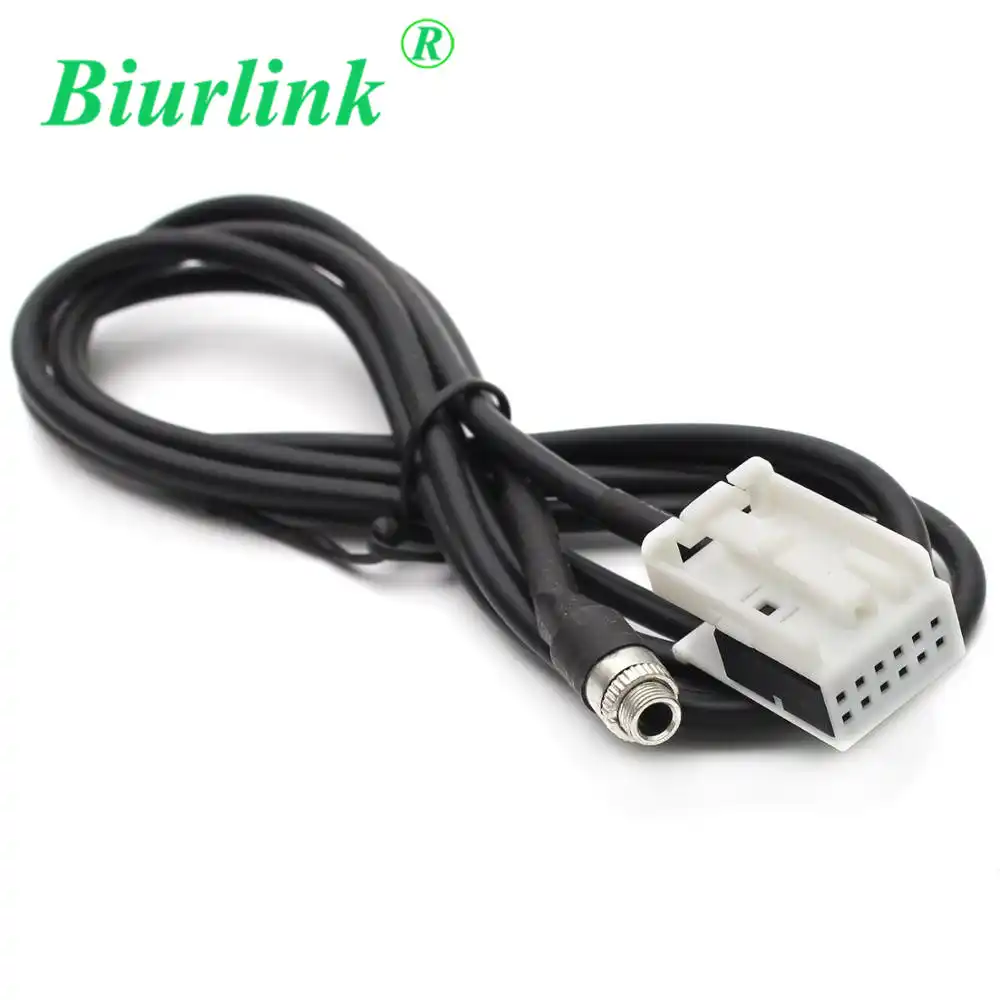 Biurlink 車インタフェースアダプタ Aux 入力 Vw ティグアンゴルフ 6 Rcd510 Rcd310 12pin Cd チェンジャーポート Interface Adapter Adapter Auxaux In Aliexpress