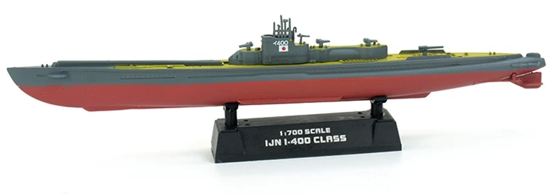 1: 700 Масштаб предварительно построенный I-400-class Sentoku подводная лодка IJN WWII императорская японская ВМФ хобби Коллекционная готовая пластиковая модель