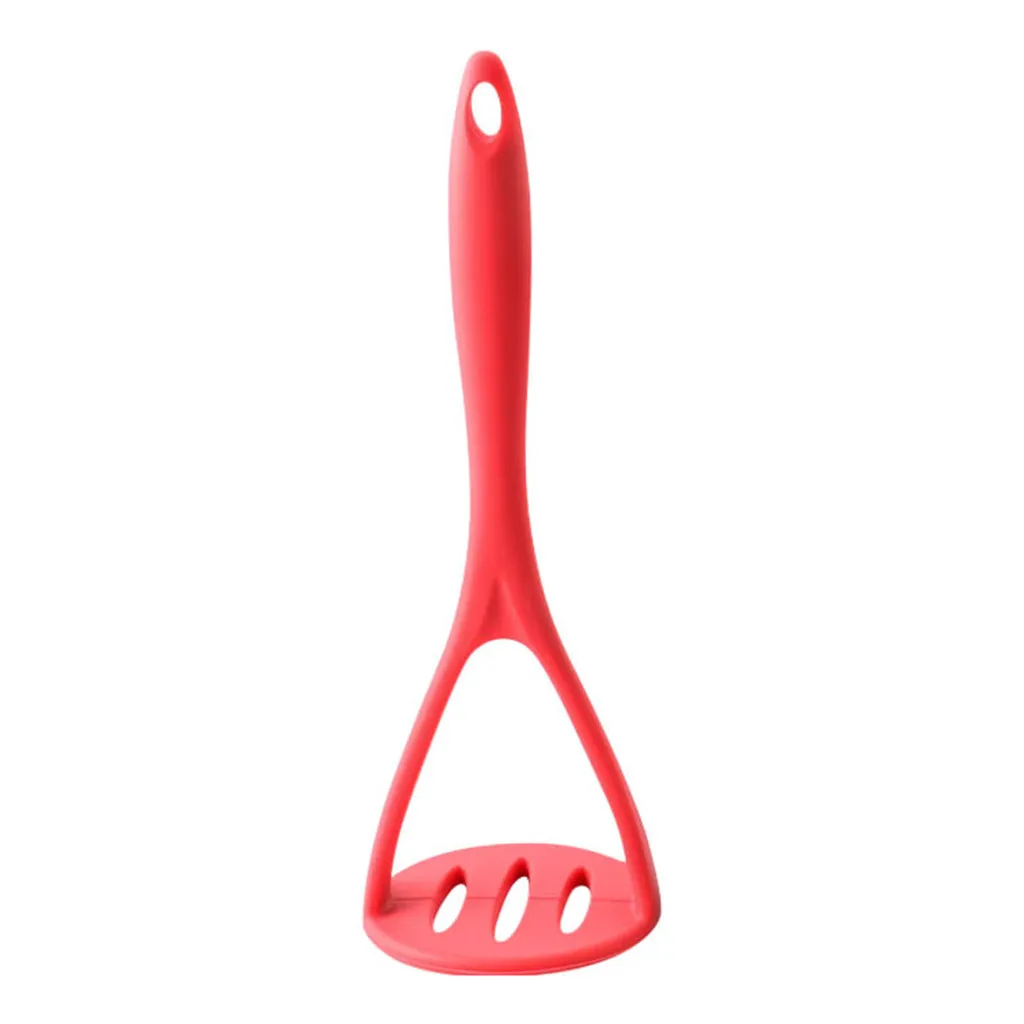 Kitchen Accessories Pressed Potato Masher Ricer Puree Juice Maker Potato Pusher Smooth Mashed Potatoes Crusher Fruit Tools - Цвет: Red