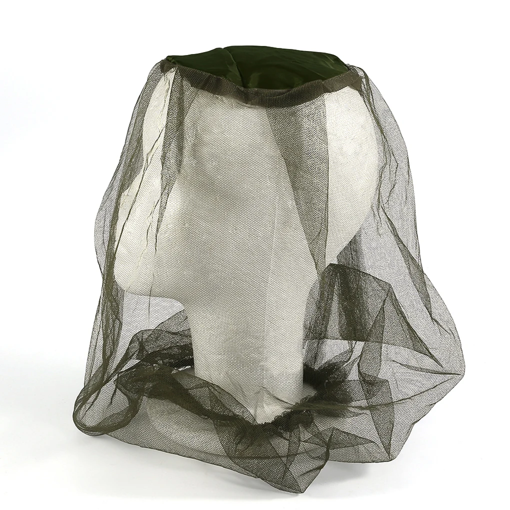 New Arrival Safe Travel Camping Mesh Cap Midge Mosquito Insect Hat Bug Mesh Head Net Face