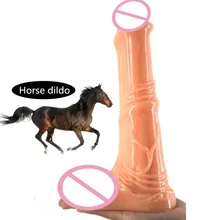 AUEXY Huge Long Animal Horse Dildo Consolador Sextoy Femme Gode Enorme Lovetoy Big Dildos for Women Adults Products Sex Toys