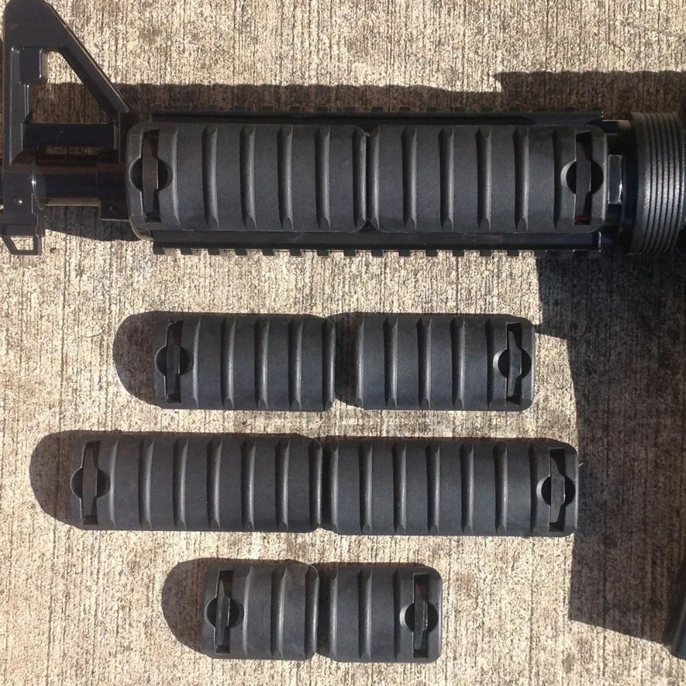 

Greenbase RAS Rail Covers KAC Hand Guard Rail 8 Pieces Rib Panel Tactical Hunting Accessories Parts Rail Protector 20mm Rail